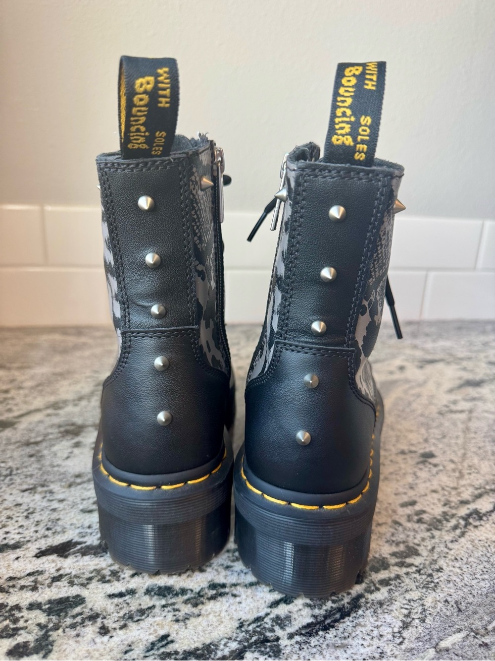Dr. Martens Jadon Animal Clash Platform Boot W7 EU 38 EUC - Picture 4 of 7